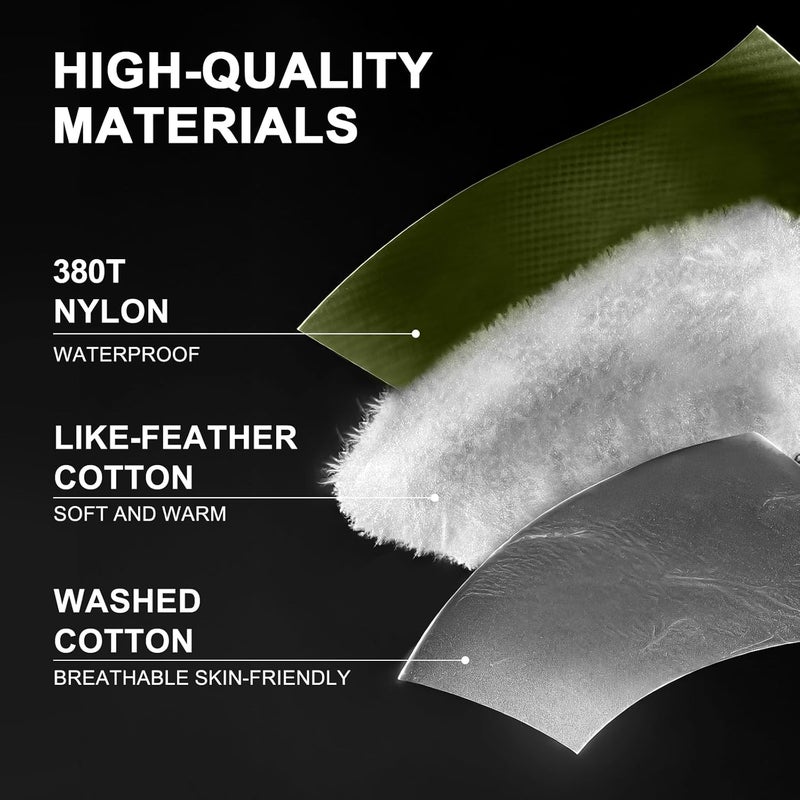 TANSTRIDER Ultralight Warm Weather Sleeping Bag - Portable, Waterproof, Compact Lightweight, Comfort with Compression Sack - Great for Outdoor Camping, Backpacking & Hiking - Image 5